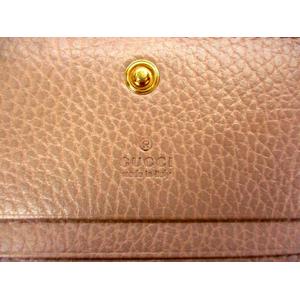 グッチ GUCCI カードケースウォレット 二つ折り ミニ財布 コンパクト 