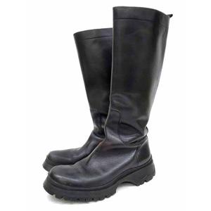プラダスポーツ PRADA SPORT ロング ブーツ レザー 0768 無地