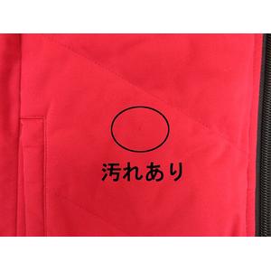 【アディダス】adidas フェザー混ダウン 半袖 ブルゾン ゴルフ M 赤×黒 adidas - 【アディダス】adidas フェザー混ダウン 半袖 ブルゾン