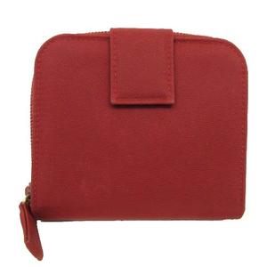 プラダ 二つ折り財布 ナイロン レザー コンパクト ラウンドジップ