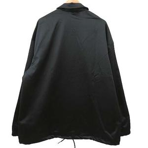 adidas ストライプサテンジャケット ブラック　M size アディダスオリジナルス adidas originals 19AW SATIN COACH