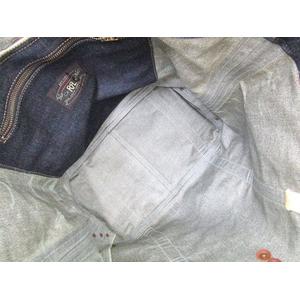 RRL デニム ビッグ トートバッグ レザートリム インディゴ デニム トート | ラルフ ローレン公式