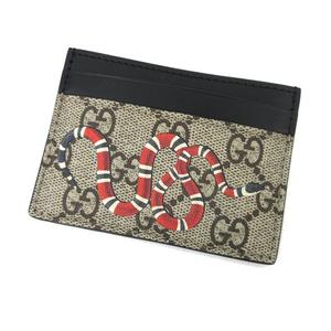 未使用品 グッチ GUCCI カードケース GGスプリーム キャンバス キング  