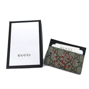 未使用品 グッチ GUCCI カードケース GGスプリーム キャンバス キング  