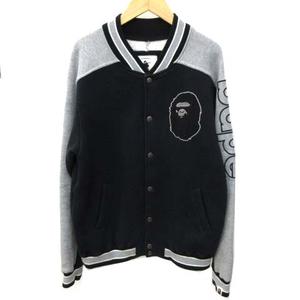 アベイシングエイプ A BATHING APE スウェット スタジャン ブルゾン 