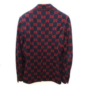 未使用品 グッチ GUCCI 18SS テーラードジャケット 495218 GG柄