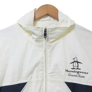3L Munsingwear ホワイト ジップアップジャケット マンシングウェア MUNSINGWEAR グランドスラム セットアップ上下