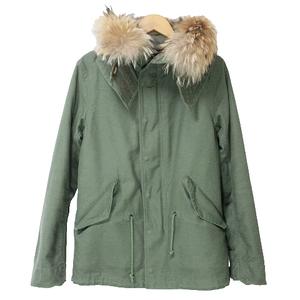 MONKEY TIME モッズコート ライナー付き 中綿ダウン ラクーンファー MONKEY TIME モッズコート ライナー付き 中綿ダウン ラクーンファー