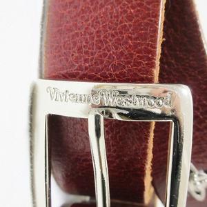 ヴィヴィアンウエストウッド Vivienne レザー ベルト ORB オーブ 赤 ヴィヴィアンウエストウッド Vivienne Westwood レザー ベルト