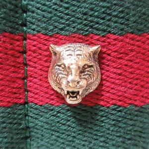 グッチ GUCCI 美品 シェリーライン ダブルリングベルト 453271 布