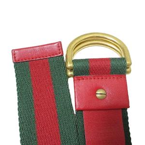 【GUCCI】シェリーライン ダブルリングベルト キャンバス グッチ GUCCI 美品 シェリーライン ダブルリングベルト 453271