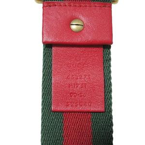 GUCCI●シェリーライン●ダブルリングベルト●キャンバス●85 GUCCI○シェリーライン○ダブルリングベルト○キャンバス○85