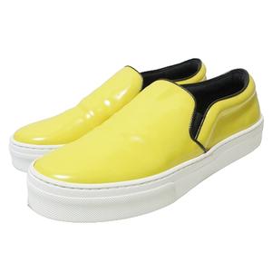 セリーヌ CELINE 美品 スリッポン スニーカー エナメル 37 約23.5cm  