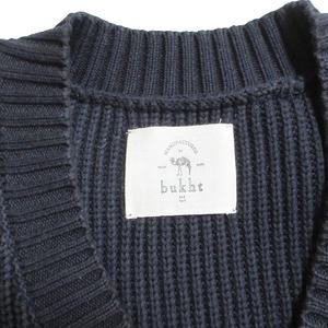 bukht ニットベスト ブフト bukht 21SS SCHOOL BIGGEST V-VEST ニットベスト ミドル