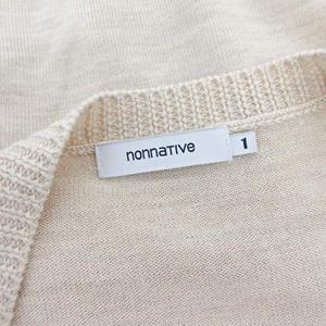 nonnative ベージュ カーディガン ノンネイティブ nonnative DWELLER CARDIGAN ドゥエラー