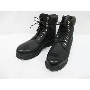 ティンバーランド Timberland ブーツ 美品 7W 25cm 黒 レザー 92563 