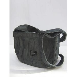 PORTER デニム ショルダーバッグ ポーター PORTER デニム ショルダー バッグ 斜めがけ ロゴ