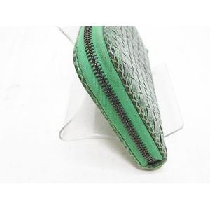 ボッテガヴェネタ BOTTEGA VENETA ラウンドファスナー パイソン