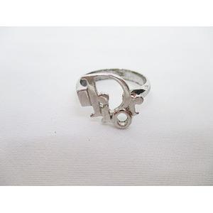 ディオール Dior ロゴ リング 指輪 シルバー系 9号 総重量 2.2g