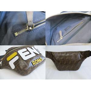 フェンディ FENDI 8BM006 FILA フィラ ボディバッグ ウエストバッグ 
