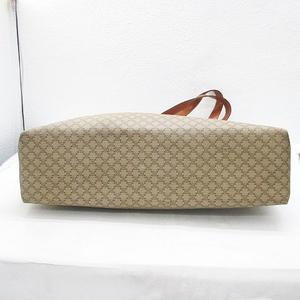 セリーヌ CELINE トートバッグ マカダム柄 ロゴ ベージュ イタリア製