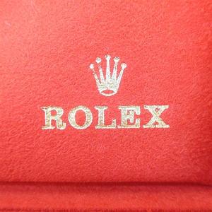 値下げ中‼️ROLEX 【正規品】 レザーケース レッド　箱のみ Old 80's Rolex Collectible Red Leather Watch Box Storage