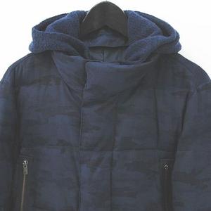 ランバンオンブルー LANVIN en Bleu 迷彩柄 ダウンジャケット コート
