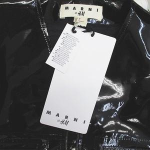 未使用品 マルニ MARNI H＆M コラボ エナメルレザー 本革 ノー