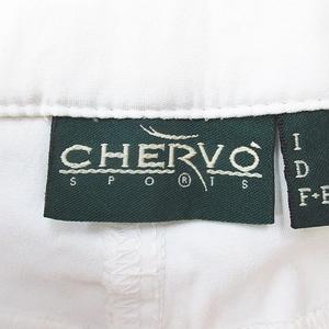 ハーフパンツ　CHERVOゴルフウェア シェルボ CHERVO ゴルフウェア 膝丈 ハーフパンツ ジップフライ 42