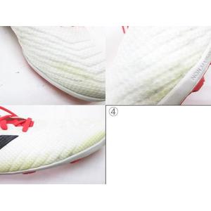 adidas Predator サッカーシューズ ホワイト/グレー/ピンク adidas Predator League Fold-Over Tongue Firm/Multi-Ground