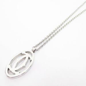 Cartier カルティエ　ネックレス　シルバー　ダブルC カルティエ Cartier ダブルC ネックレス SILVERチェーン