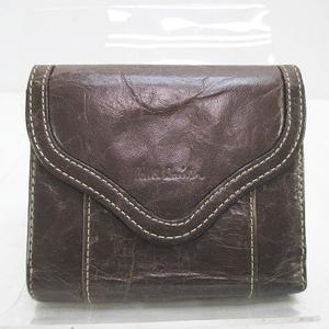 ポールスミス Paul Smith 2つ折り 財布 ブラウン ピンク レザー メンズ レディース 077 ベクトルパーク