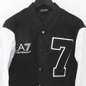 エンポリオアルマーニ EMPORIO ARMANI スタジャン ジャケット M 黒系 