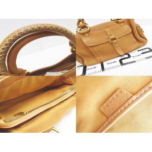 CELINE セリーヌ ゴールド ハンドバッグ レザー CELINE セリーヌ ミニブギーバッグ ハンド/トート レザー