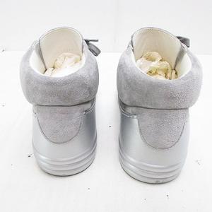 CHANEL グレー レディーススニーカー 38 シャネル 中古】シャネル CHANEL ココマーク レザー G34085 スニーカー