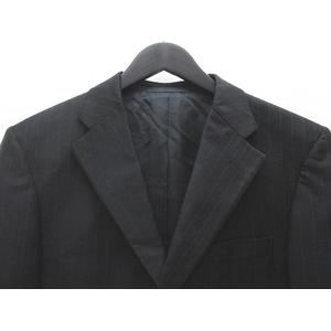 グッチ GUCCI ストライプ柄 セットアップ 上下 スーツ 50 黒系