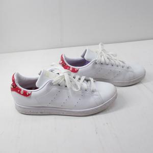 アディダス adidas スタンスミス スニーカー バンダナ柄ヒールタブ 24.0㎝ ホワイト 白 レッド 赤 レディース  077-202110280309 | ベクトルパーク