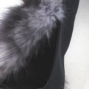 高級 美品 FENDI フェンディ ファー マフラー ティペット シルク 毛皮 高級 美品 FENDI フェンディ ファー マフラー ティペット シルク