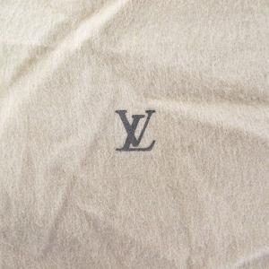 ルイヴィトン LOUIS VUITTON 保存袋 2枚セット ベージュ系 ロゴ