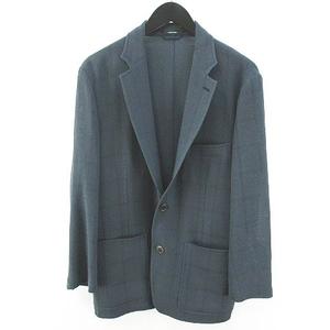 エルメス☆HERMES☆グレーチェックジャケット50 エルメス☆HERMES☆グレーチェックジャケット50 エルメス(HERMES)の