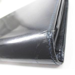 プラダ PRADA 長財布 フラップ 型押しロゴ ブラック 黒 レザー