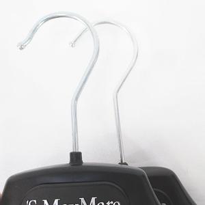 マックスマーラ MAX MARA ハンガー 2本セット 黒系 ブラック ロゴ 小物