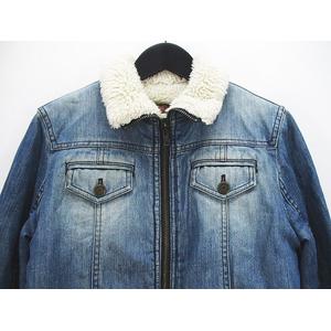 マークジェイコブス MARC JACOBS ボア デニムジャケット XS 青系 
