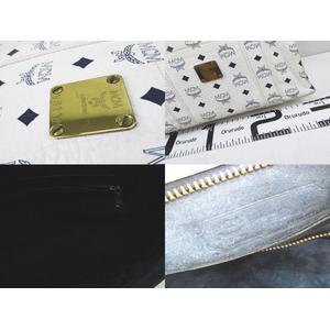 エムシーエム MCM トートバッグ ショルダーバッグ 総柄 ホワイト