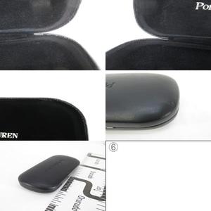 Polo Ralph Lauren ブラックサングラス ケース付き ポロ バイ ラルフローレン Polo by Ralph Lauren サングラス メガネ
