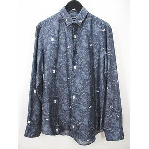 エンポリオアルマーニ EMPORIO ARMANI ペイズリー柄 長袖 シャツ