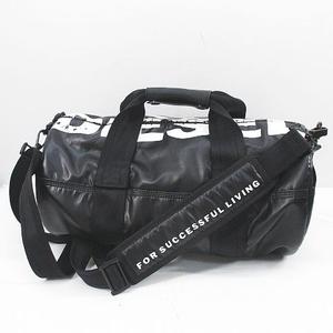 【美品】DIESEL 大型ボストンバッグ 2way Black leather 中古・古着通販】DIESEL (ディーゼル) 2WAYボストンバッグ