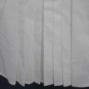 シャネル CHANEL P45584V33563 ココマーク パンチング 膝丈 プリーツ 