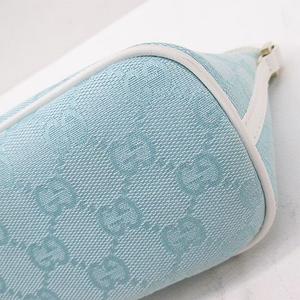 グッチ GUCCI アクセサリーポーチ ミニハンドバッグ GGキャンバス 039 