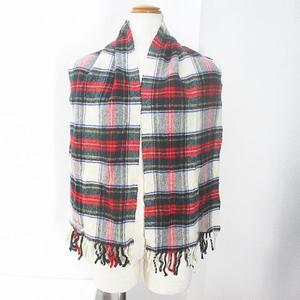 クリスチャンディオール Christian Dior マフラー ストール 赤系